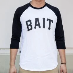 BAIT Men Core Raglan Tee (white / Black)