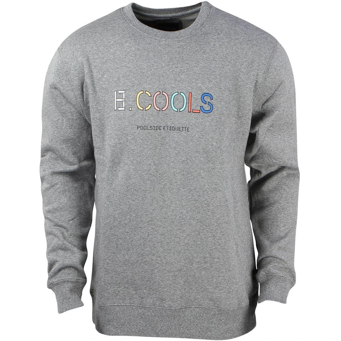 Barney Cools Men 90s Cools Crew Sweater (gray / Melange) 3 Barney Cools Men 90s Cools Crew Sweater (gray / Melange)