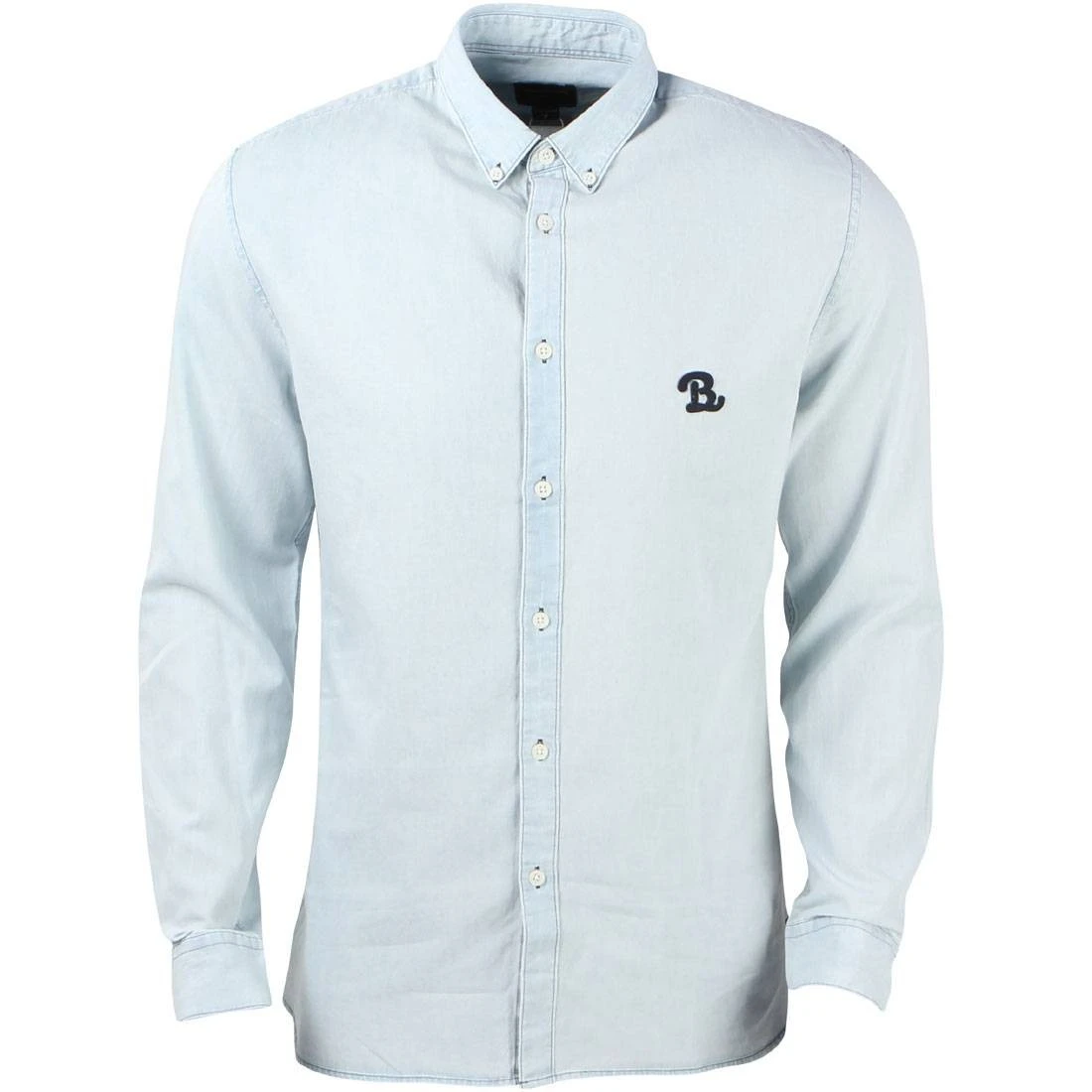 Barney Cools Men B Schooled Button Up Shirt (gray / Chambray) 3 Barney Cools Men B Schooled Button Up Shirt (gray / Chambray)