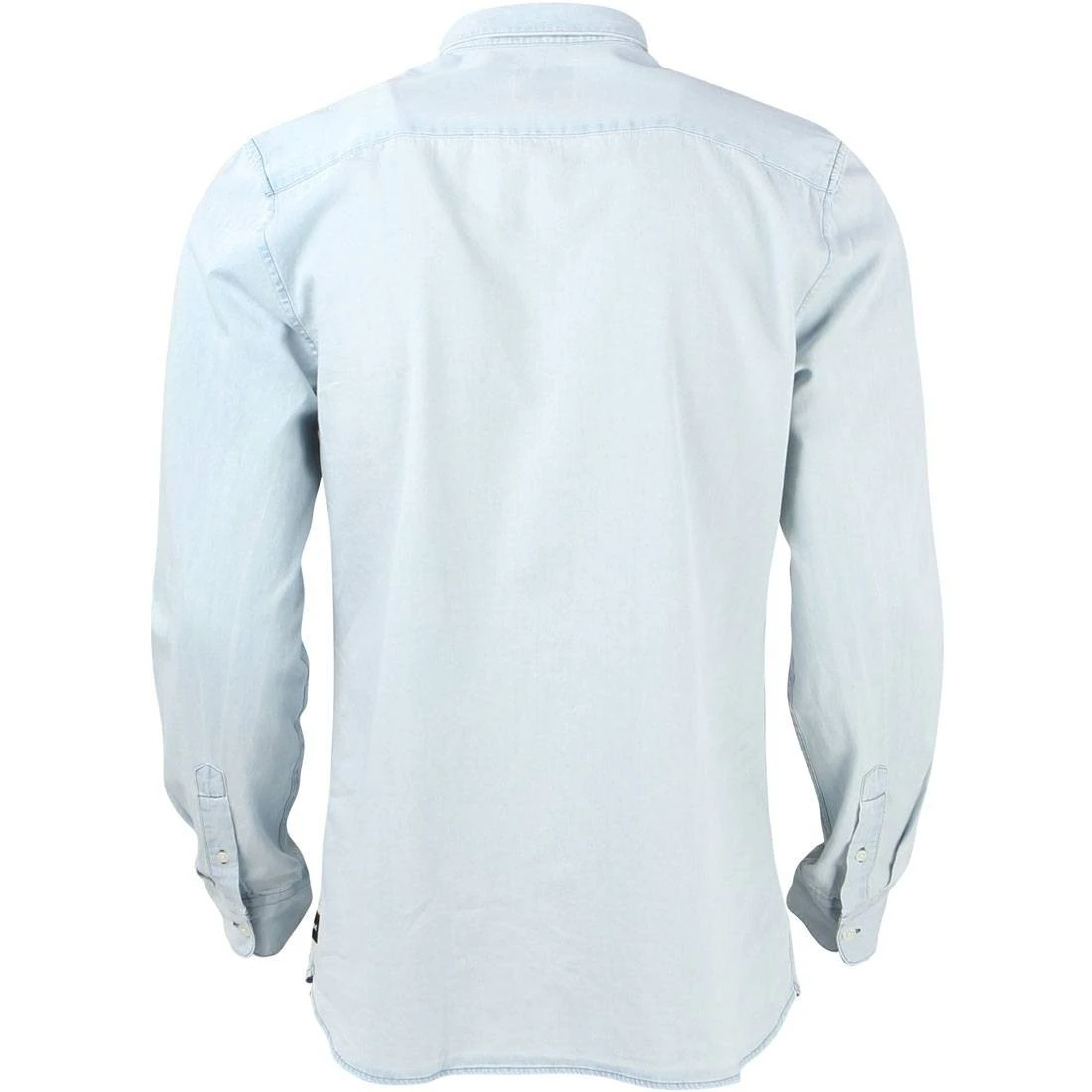 Barney Cools Men B Schooled Button Up Shirt (gray / Chambray) 4 Barney Cools Men B Schooled Button Up Shirt (gray / Chambray) - Image 2