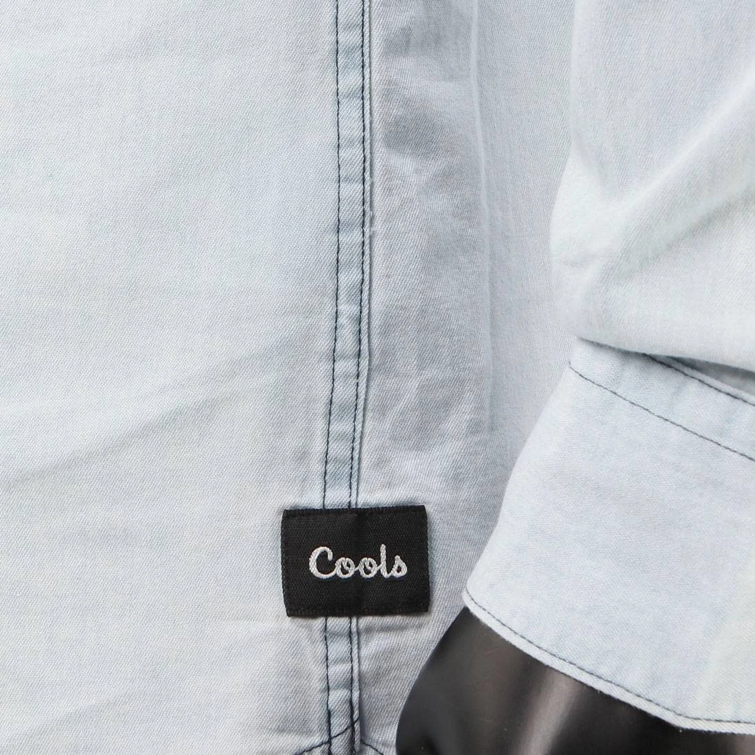 Barney Cools Men B Schooled Button Up Shirt (gray / Chambray) 5 Barney Cools Men B Schooled Button Up Shirt (gray / Chambray) - Image 3