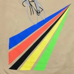 La Carrera Cycling Club Men All Rounder 64 Pigment Dyed Crewneck Sweater (brown / Sand) -Tees Shop lcallro64crwsan 4