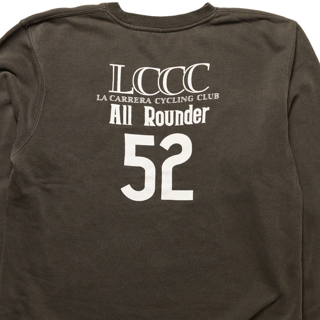 La Carrera Cycling Club Men All Rounder 52 Pigment Dyed Crewneck (black) 7 La Carrera Cycling Club Men All Rounder 52 Pigment Dyed Crewneck (black) - Image 5