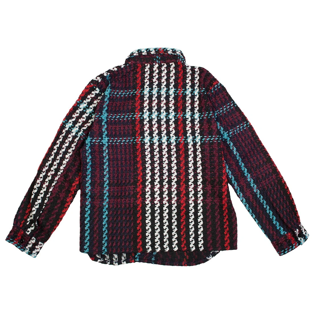 Lifted Anchors Men Interlaced Woven Plaid Shirt (multi) 4 Lifted Anchors Men Interlaced Woven Plaid Shirt (multi) - Image 2