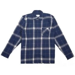 Lifted Anchors Men Furlan Long Sleeve Shirt (navy)