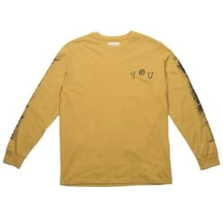 Lifted Anchors Men Flyer Long Sleeve Tee (yellow / Mustard)