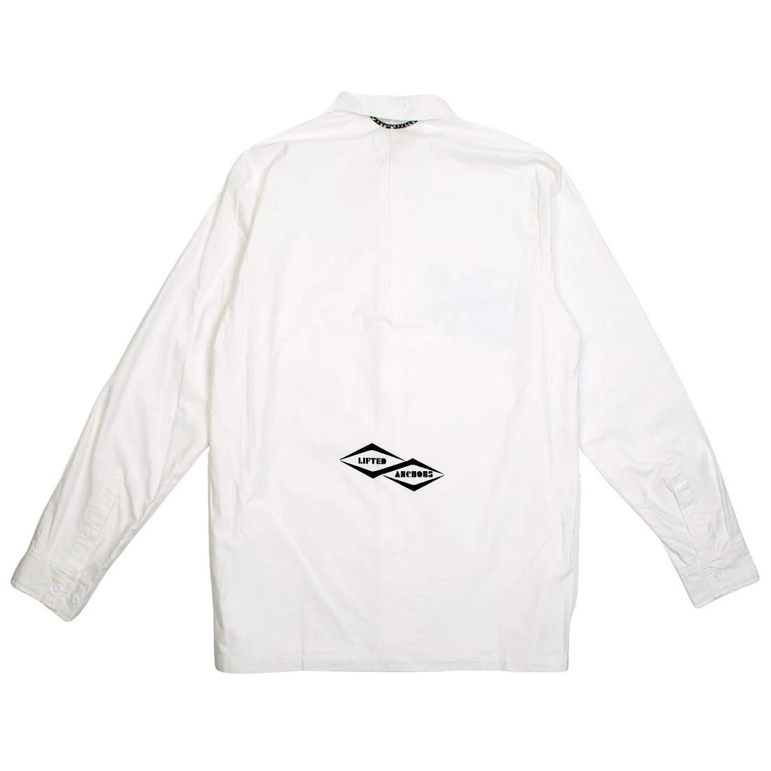 Lifted Anchors Men Social Long Sleeve Button Up (white) 5 Lifted Anchors Men Social Long Sleeve Button Up (white) - Image 3