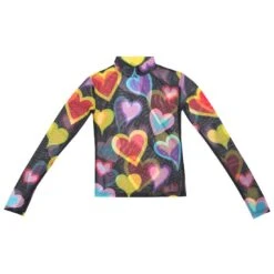 Lazy Oaf Women Party Heart Top (black)