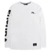 Futura Laboratories Men Splatter Long Sleeve Tee (white) 1 Futura Laboratories Men Splatter Long Sleeve Tee (white) -Tees Shop mdfl11007wht 1