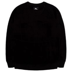 Futura Laboratories Men Pointman Split Panel French Terry Crew (black) 7 Futura Laboratories Men Pointman Split Panel French Terry Crew (black) -Tees Shop mdfl11017blk 3