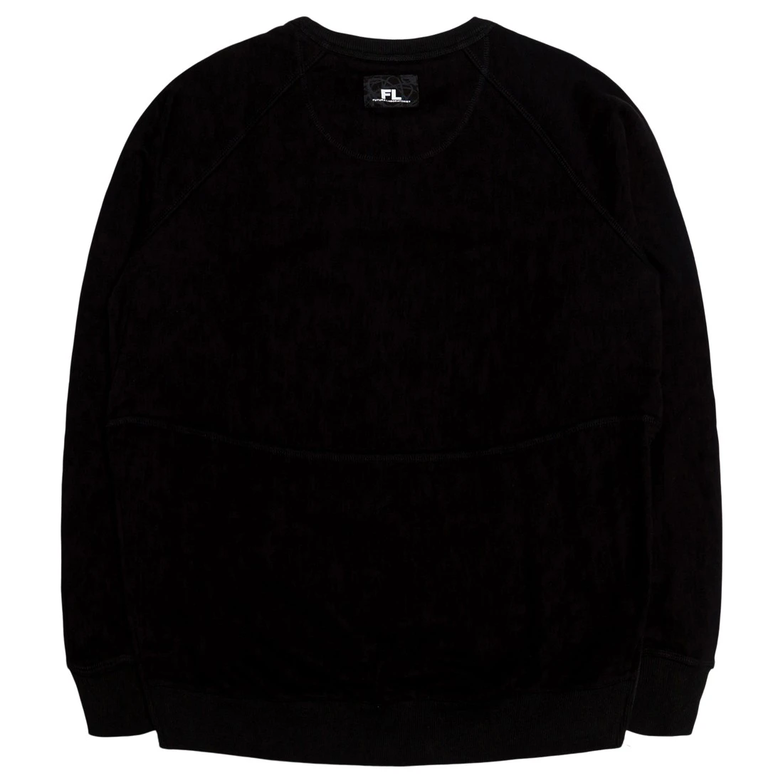 Futura Laboratories Men Pointman Split Panel French Terry Crew (black) 5 Futura Laboratories Men Pointman Split Panel French Terry Crew (black) - Image 3