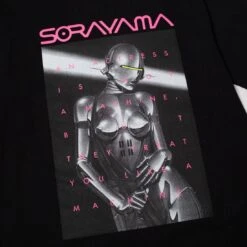 Medicom X SYNC X Hajime Sorayama Men Sexy Robot 01 Long Sleeve Tee (black) 8 Medicom X SYNC X Hajime Sorayama Men Sexy Robot 01 Long Sleeve Tee (black) -Tees Shop mo19schslt001blk 3 1