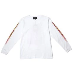 Medicom X SYNC X Hajime Sorayama Men Sexy Robot 02 Long Sleeve Tee (white / Burgundy)