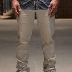 BAIT Basics Chino Pants (khaki / Light Khaki) -Tees Shop pants khakifront2 2