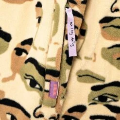 Puma X KidSuper Studios Men Fleece Half- Zip AOP Sweatshirt (khaki) 9 Puma X KidSuper Studios Men Fleece Half- Zip AOP Sweatshirt (khaki) -Tees Shop pu530402 96 3