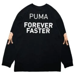 Puma Men Rhuigi Long Sleeve Tee (black) -Tees Shop pu589067 01 3