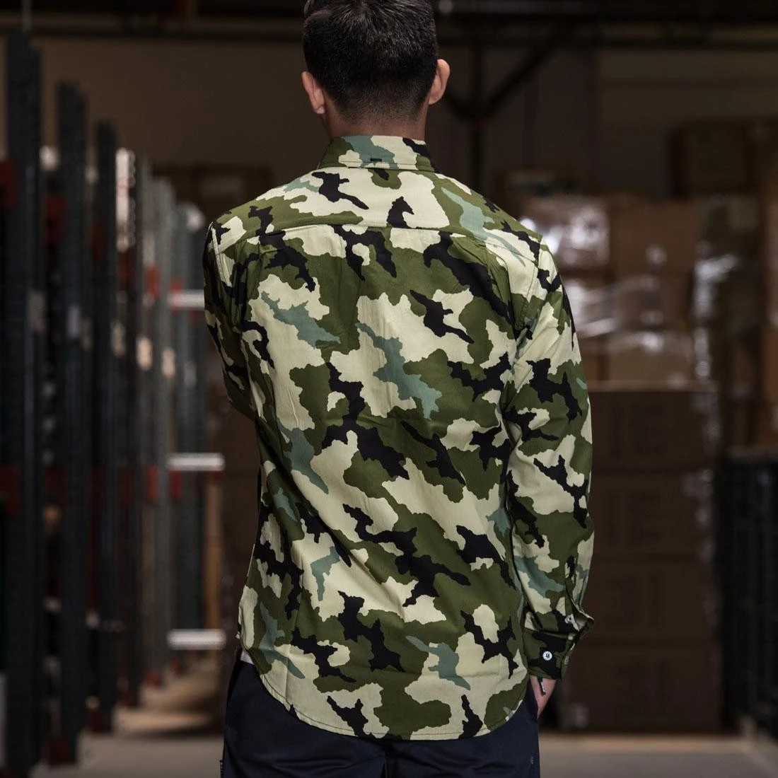 BAIT Basics Long Sleeve Shirt (camo) 9 BAIT Basics Long Sleeve Shirt (camo) - Image 7