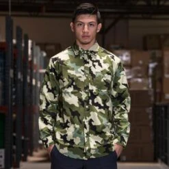 BAIT Basics Long Sleeve Shirt (camo) 15 BAIT Basics Long Sleeve Shirt (camo) -Tees Shop shirts camolongfront