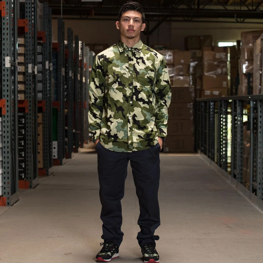 BAIT Basics Long Sleeve Shirt (camo) 10 BAIT Basics Long Sleeve Shirt (camo) - Image 8