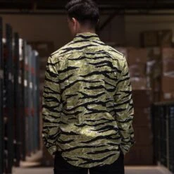 BAIT Basics Long Sleeve Shirt (camo / Tiger Camo) 16 BAIT Basics Long Sleeve Shirt (camo / Tiger Camo) -Tees Shop shirts tigercamolongsleeveb