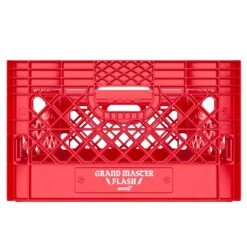 Super7 X Grandmaster Flash Men Crewneck Crate And Toy Kit (red / Multi / Black) 11 Super7 X Grandmaster Flash Men Crewneck Crate And Toy Kit (red / Multi / Black) -Tees Shop sqgmfcrewbundle 3