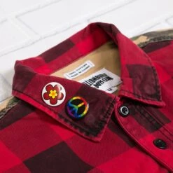 Billionaire Boys Club Men BB Ruckus LS Woven (red) 9 Billionaire Boys Club Men BB Ruckus LS Woven (red) -Tees Shop steven 2476