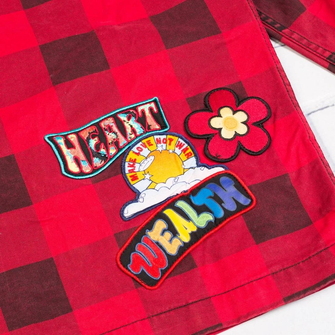 Billionaire Boys Club Men BB Ruckus LS Woven (red) 7 Billionaire Boys Club Men BB Ruckus LS Woven (red) - Image 5