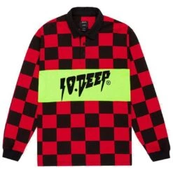 10 Deep Men Manchester Rugby Shirt (red / Black)