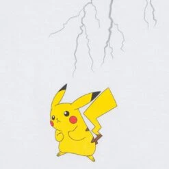 BAIT Exclusive 10 Deep X Pokemon Men Lightning Strike Long Sleeve Tee (white) -Tees Shop tn191td4170wht 2