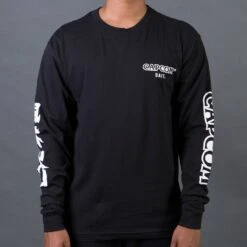 BAIT X Street Fighter Men Capcom Player Long Sleeve Tee (black)