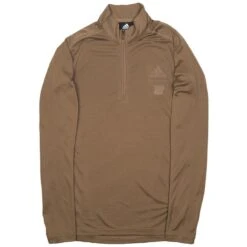 Adidas X Undefeated Men Running Half-Zip Sweatshirt (khaki / Tactile Khaki)