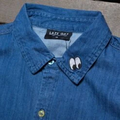 Lazy Oaf Women Sad Rainbow Shirt (blue / Denim) 8 Lazy Oaf Women Sad Rainbow Shirt (blue / Denim) -Tees Shop v07a0955