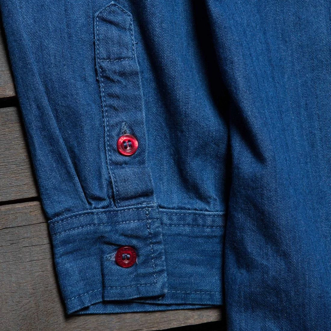 Lazy Oaf Women Sad Rainbow Shirt (blue / Denim) 6 Lazy Oaf Women Sad Rainbow Shirt (blue / Denim) - Image 4