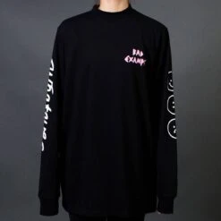 Lazy Oaf Women Whatever Long Sleeve Tee (black) 1S