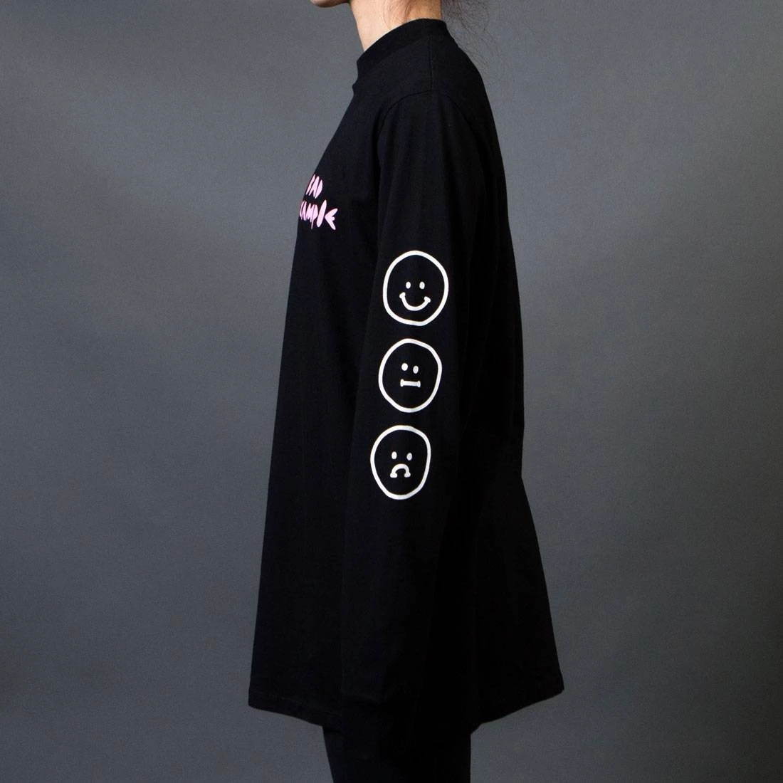 Lazy Oaf Women Whatever Long Sleeve Tee (black) 1S 6 Lazy Oaf Women Whatever Long Sleeve Tee (black) 1S - Image 4