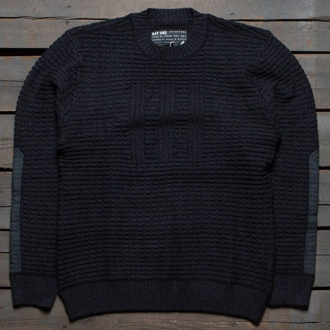 Adidas Consortium Day One Men Tech Crew Sweater (gray / Dgh Solid Grey) 3 Adidas Consortium Day One Men Tech Crew Sweater (gray / Dgh Solid Grey)