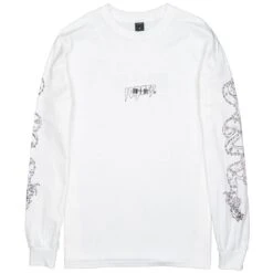 10 Deep Men Kanji Long Sleeve Tee (white)