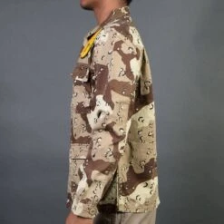 10 Deep Men Vintage Split Military Shirt (brown / Camo / Multi) -Tees Shop v07a2875