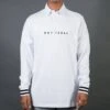 Lazy Oaf Men Not Today Long Sleeve Jersey Tee (white) 1 Lazy Oaf Men Not Today Long Sleeve Jersey Tee (white) -Tees Shop v07a6013