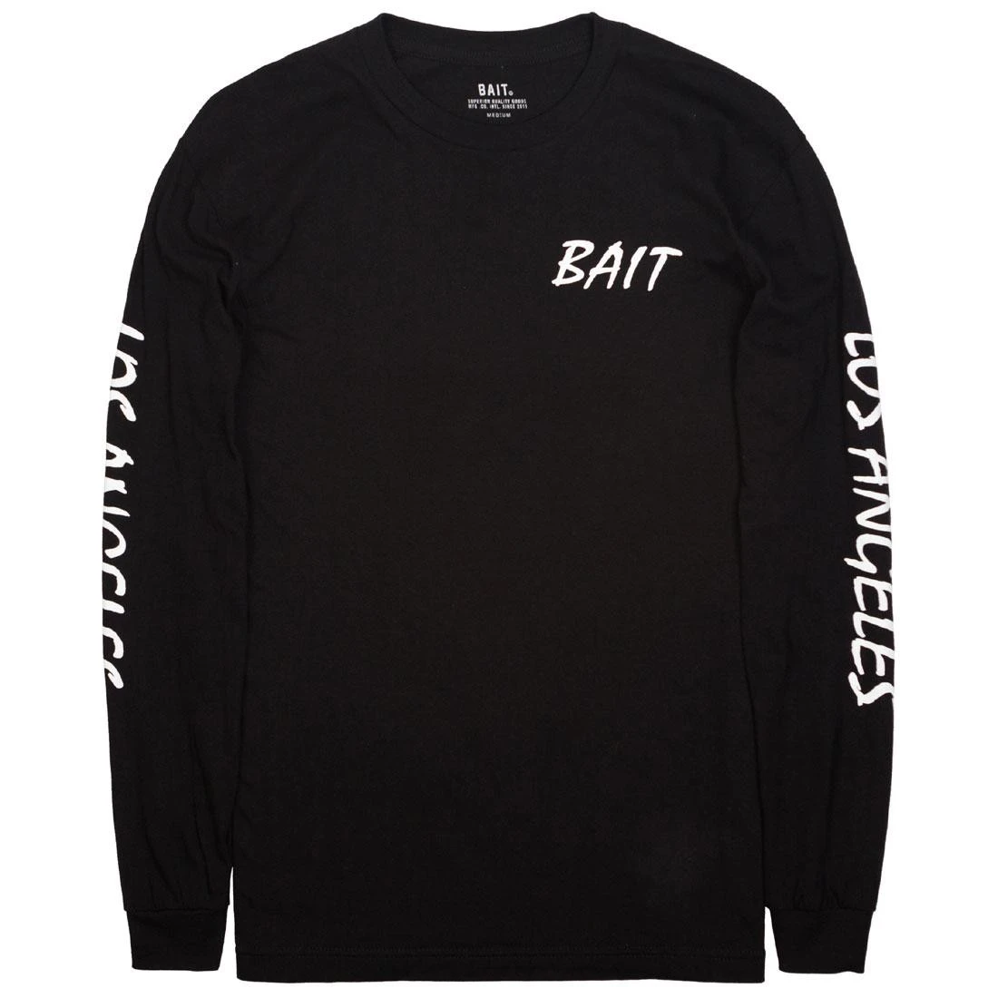 BAIT Men LA Hits Long Sleeve Tee (black) 3 BAIT Men LA Hits Long Sleeve Tee (black)
