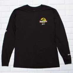 BAIT X Jurassic Park Men Damage Control Long Sleeve Tee (black)