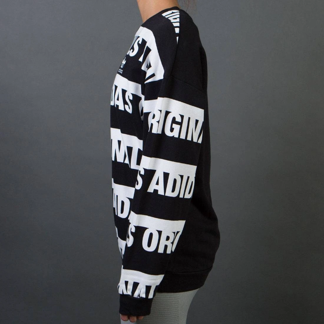 Adidas Women Trefoil Sweatshirt (black) 6 Adidas Women Trefoil Sweatshirt (black) - Image 4