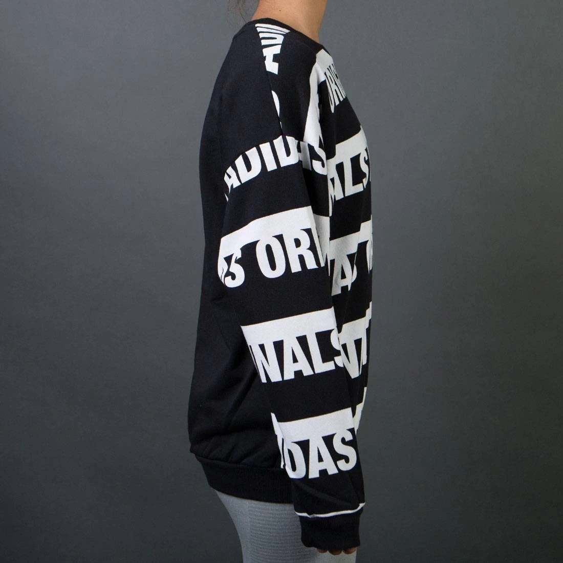 Adidas Women Trefoil Sweatshirt (black) 5 Adidas Women Trefoil Sweatshirt (black) - Image 3