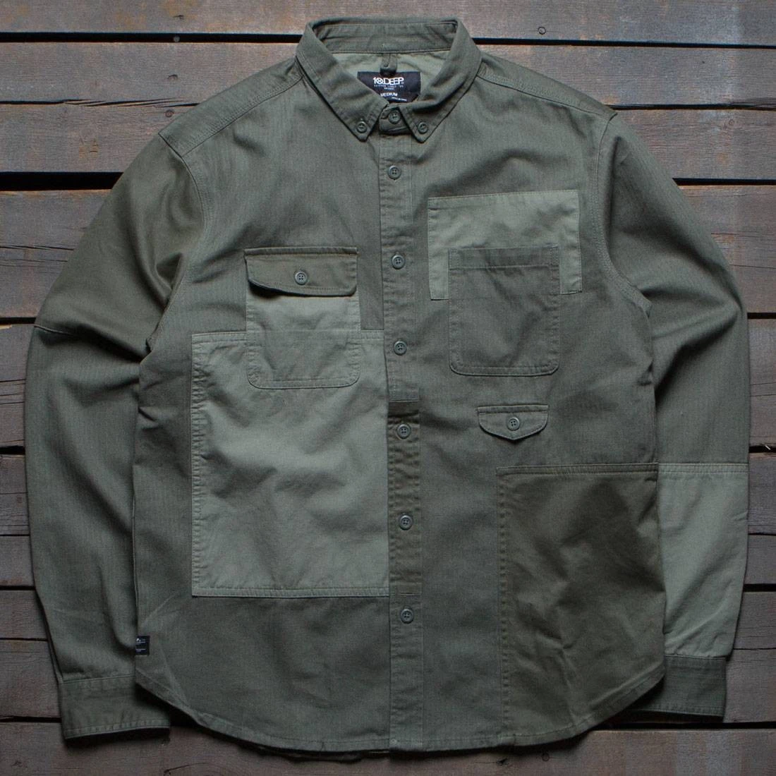 10 Deep Men Lazarus Workshirt (green / Army) 3 10 Deep Men Lazarus Workshirt (green / Army)