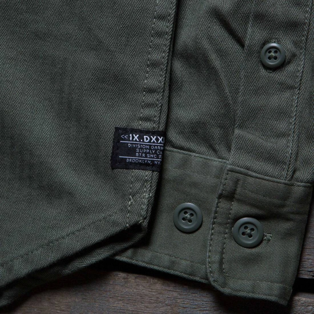 10 Deep Men Lazarus Workshirt (green / Army) 5 10 Deep Men Lazarus Workshirt (green / Army) - Image 3