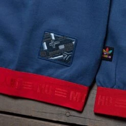 Adidas X Pharrell Williams Women Hu Race Sweatshirt (navy / Night Marine / Scarlet) 8 Adidas X Pharrell Williams Women Hu Race Sweatshirt (navy / Night Marine / Scarlet) -Tees Shop v07a9050