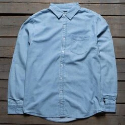 Stussy Men Denim Shirt (blue / Light Blue)