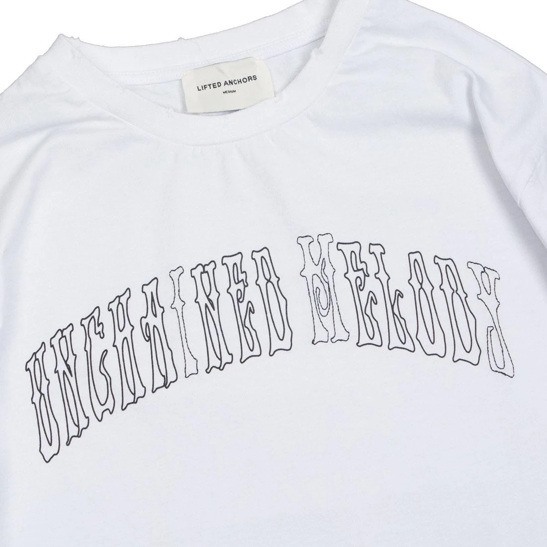 Lifted Anchors Men Righteous Long Sleeve Tee (white) 5 Lifted Anchors Men Righteous Long Sleeve Tee (white) - Image 3