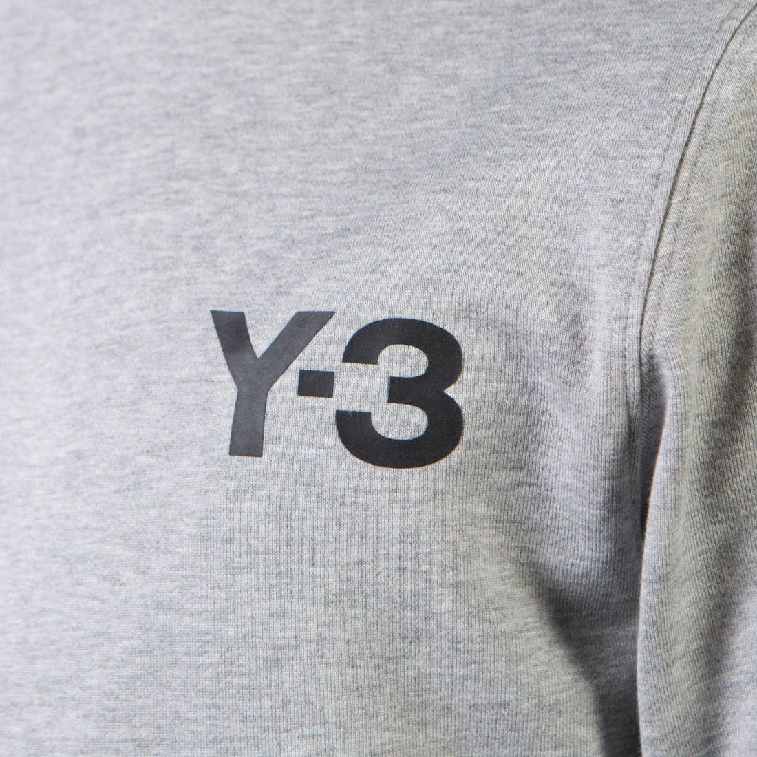 Adidas Y-3 Men Classic Sweater (gray / Medium Grey Heather) 7 Adidas Y-3 Men Classic Sweater (gray / Medium Grey Heather) - Image 5
