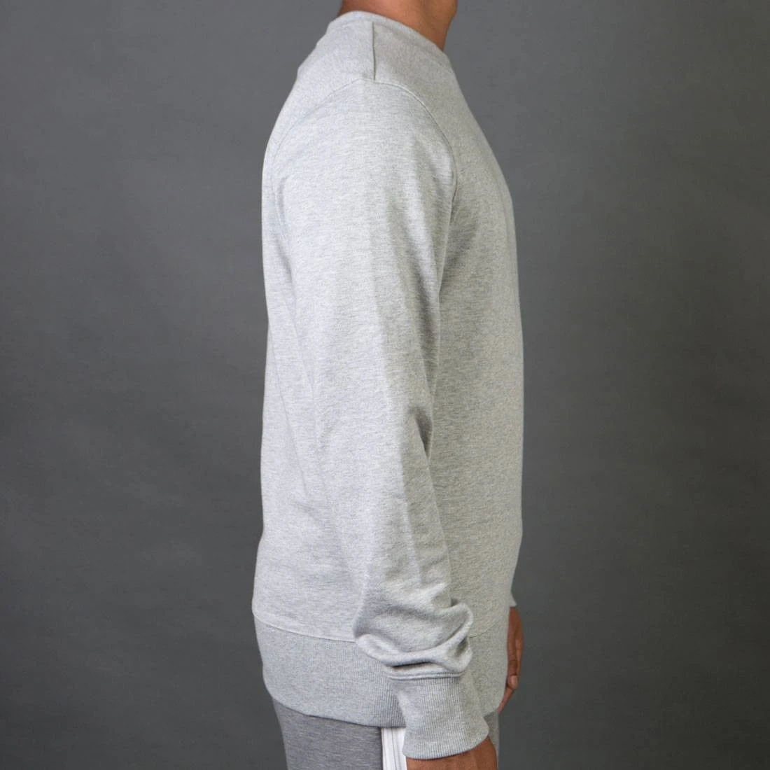 Adidas Y-3 Men Classic Sweater (gray / Medium Grey Heather) 6 Adidas Y-3 Men Classic Sweater (gray / Medium Grey Heather) - Image 4